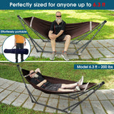 Original Collapsible Hammock Stand, Brown