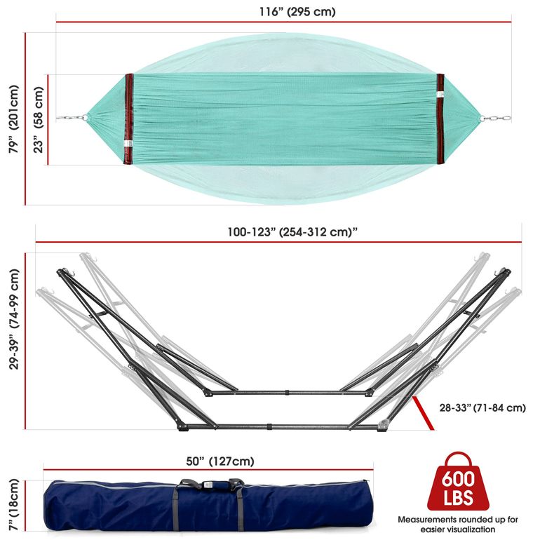 Original Collapsible Hammock Stand, Sky