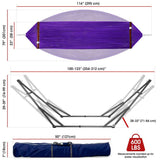 Original Collapsible Hammock Stand, Purple