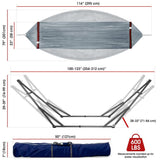 Original Collapsible Hammock Stand, Grey