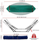 Original Collapsible Hammock Stand, Peacock