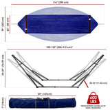 Original Collapsible Hammock Stand, Blue