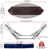 Original Collapsible Hammock Stand, Brown