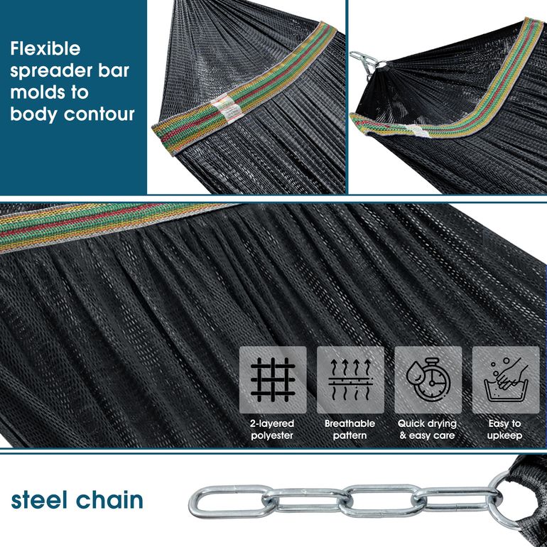 Original Collapsible Hammock Stand, Black