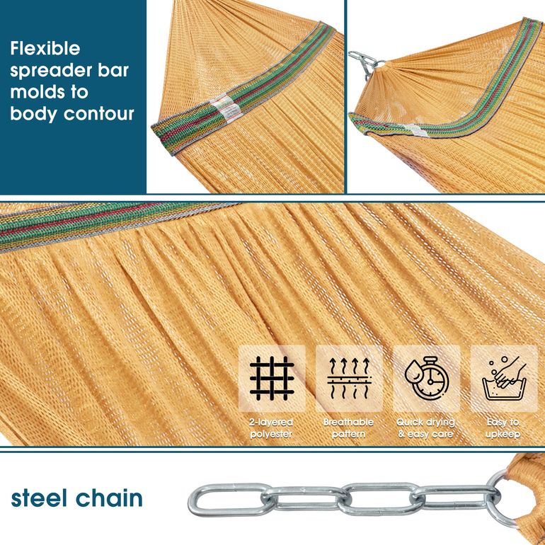 Original Collapsible Hammock Stand, Yellow