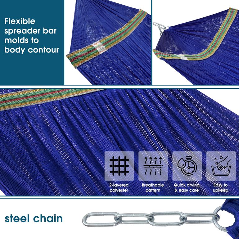 Original Collapsible Hammock Stand, Blue