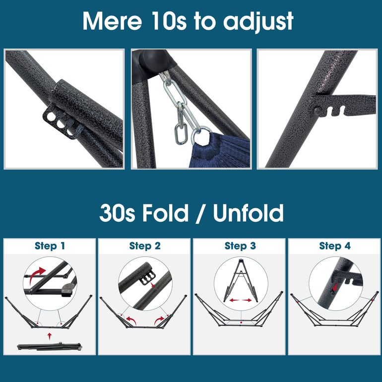 Original Collapsible Hammock Stand, Aegean