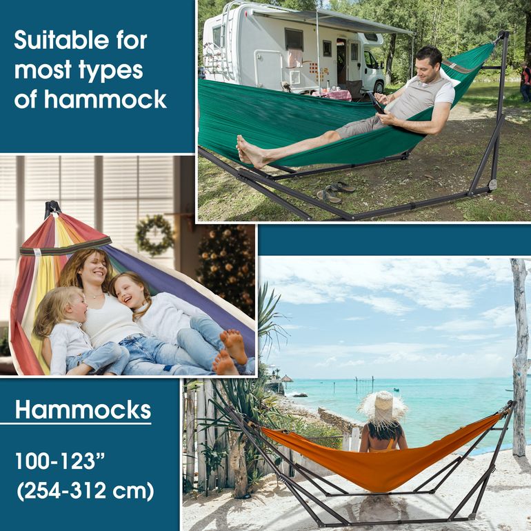 Original Collapsible Hammock Stand, Peacock
