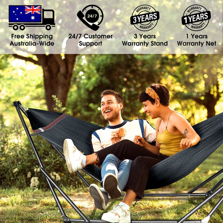 Original Collapsible Hammock Stand, Black
