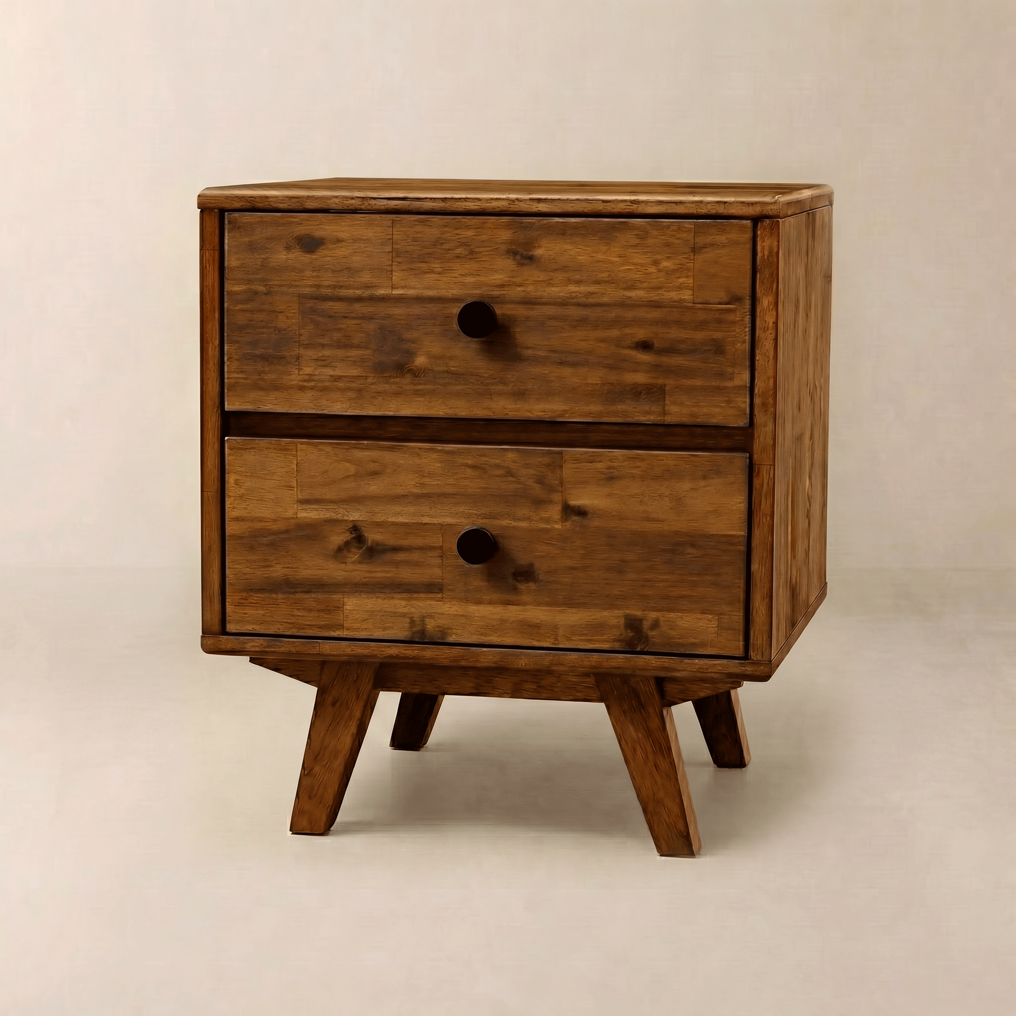 Silvia Solid Wood Bedside Table
